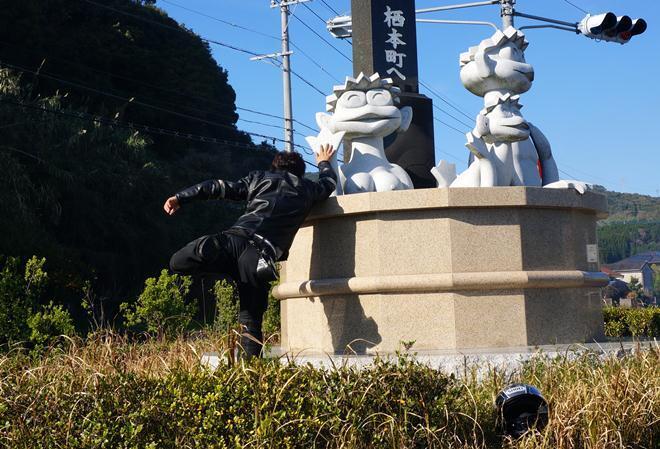 41　ママカッパとハイタッチ.JPG