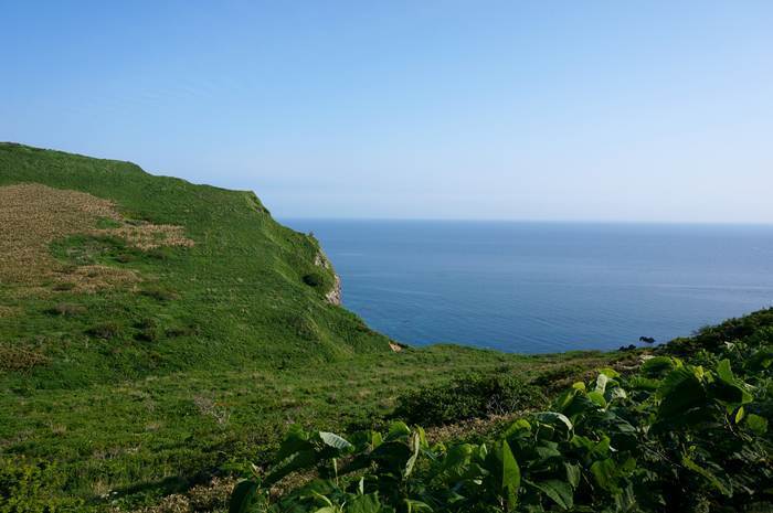 8　北海道らしい夏の海岸.JPG